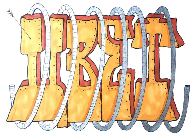 Letters Inside Of Spring