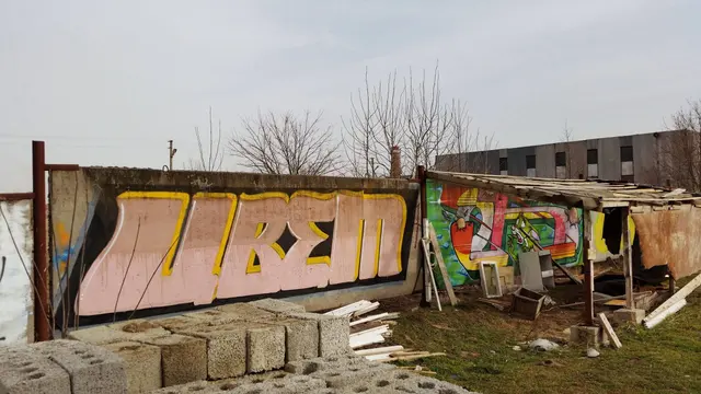 Миша Цвет, стены, 2008-2015