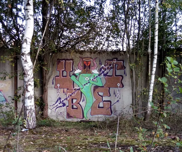Миша Цвет, стены, 2017, 2016-2023